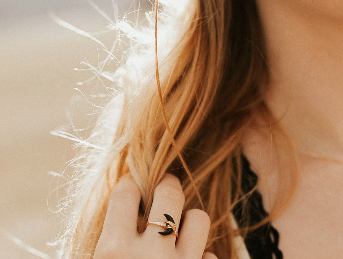 Moonbeam Ring - Crystal Quartz