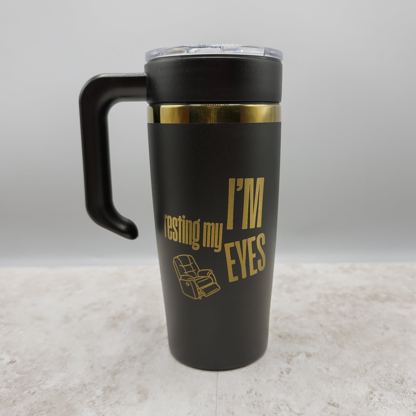 Funny Dad Tumbler with Handle