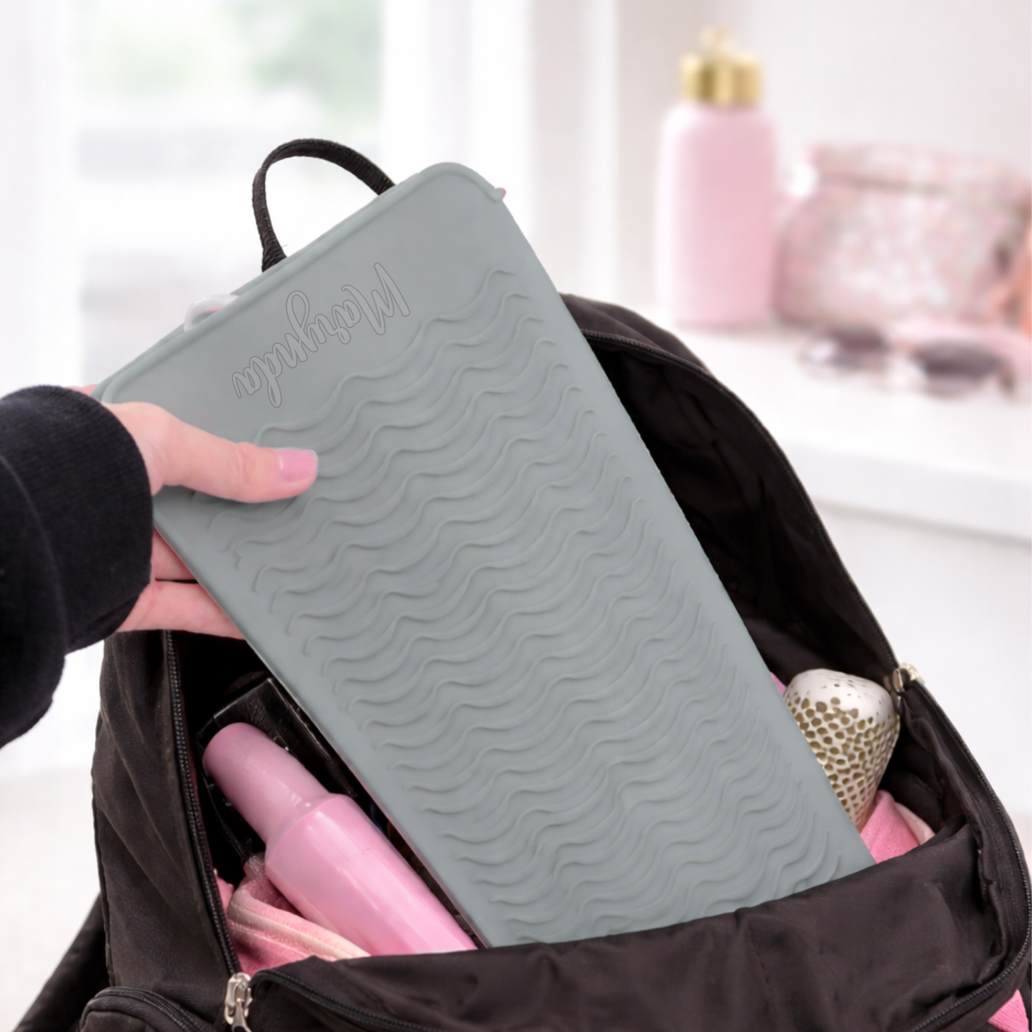Personalized Heat Resistant Silicone Mat for Styling Tools