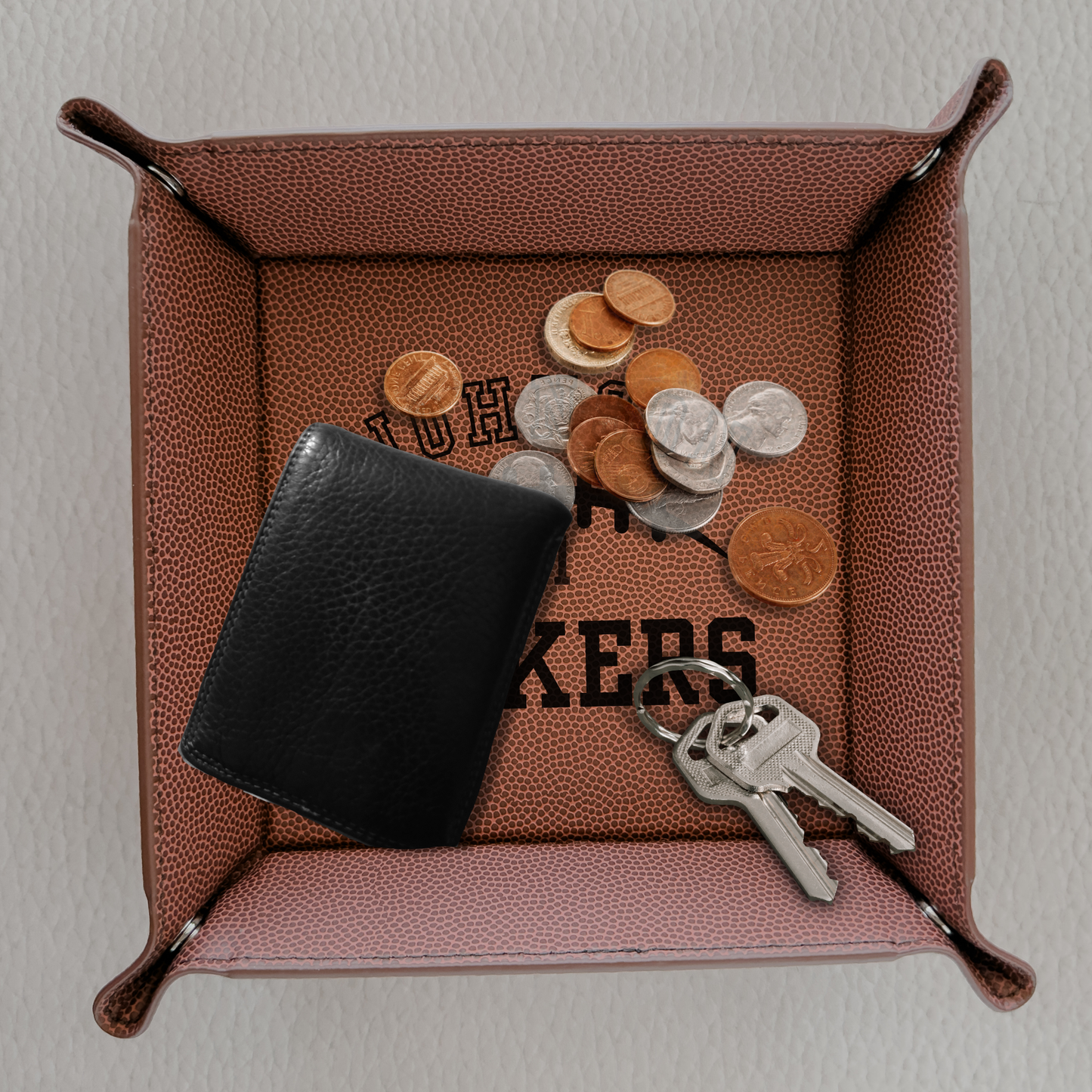 Senior Night Football Gift – Personalized Sports Keepsake Tray