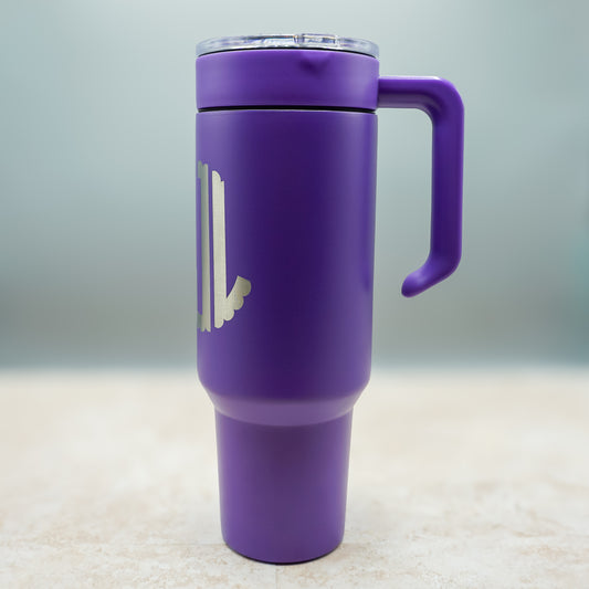 Personalized 40 oz Engraved Tumbler with Handle