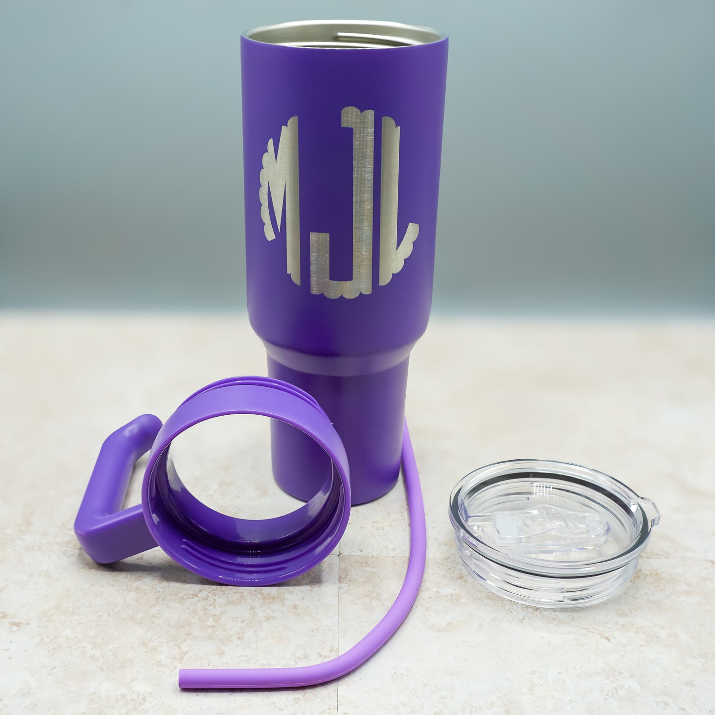 Personalized 40 oz Engraved Tumbler with Handle