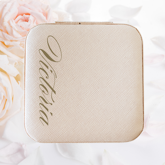 Personalized Travel Jewelry Box