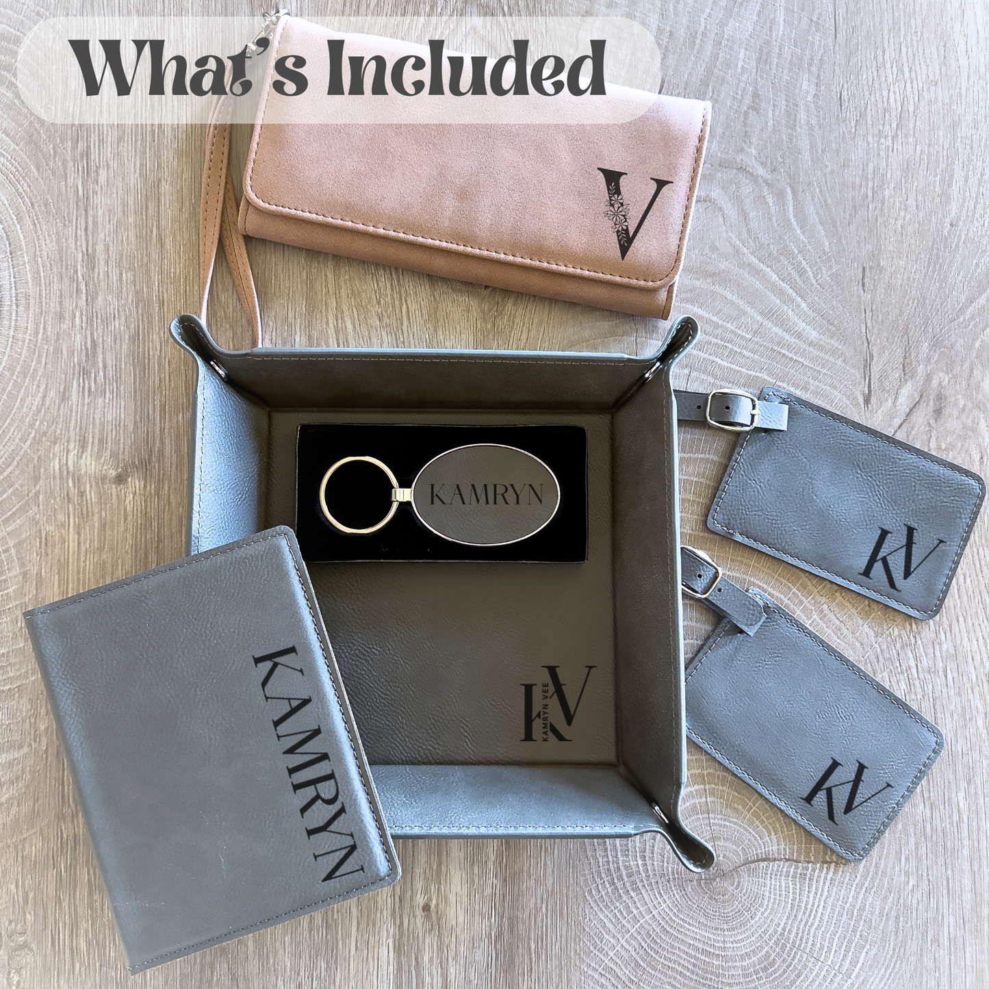 Personalized Travel Gift Set for Her