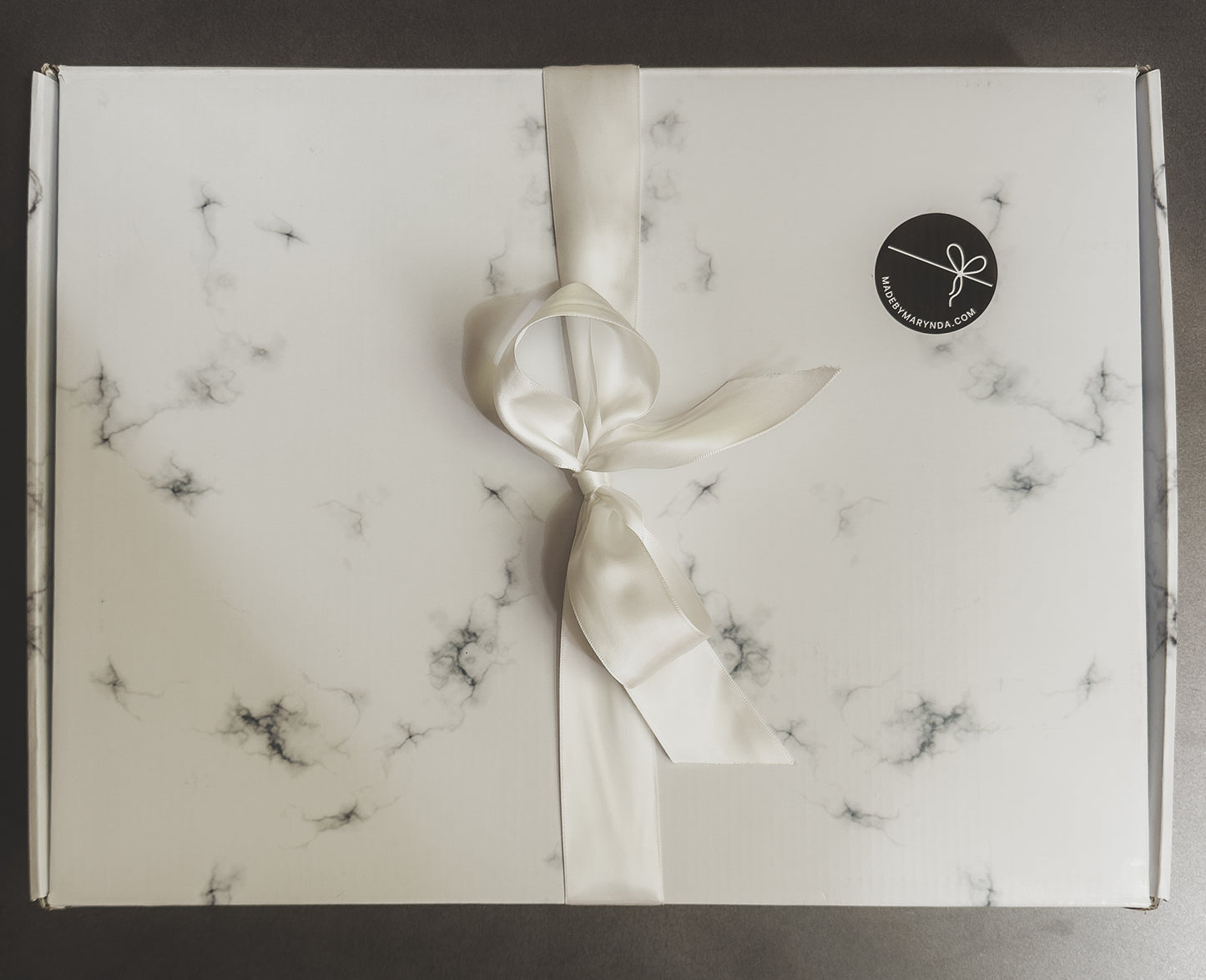 Personalized Marble & Acacia Wood - 11 Piece Charcuterie Board Set