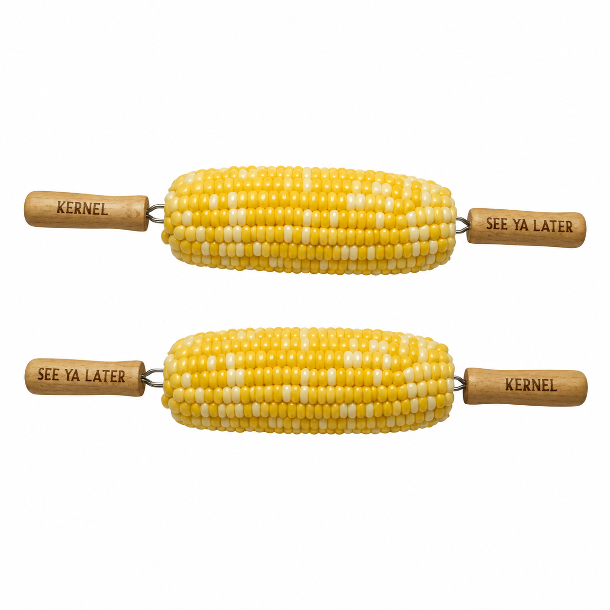 Personalized Wooden Corn Holders