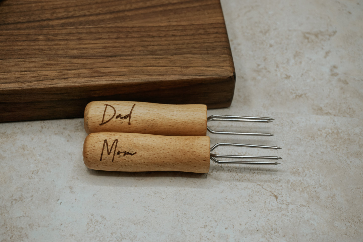 Personalized Wooden Corn Holders