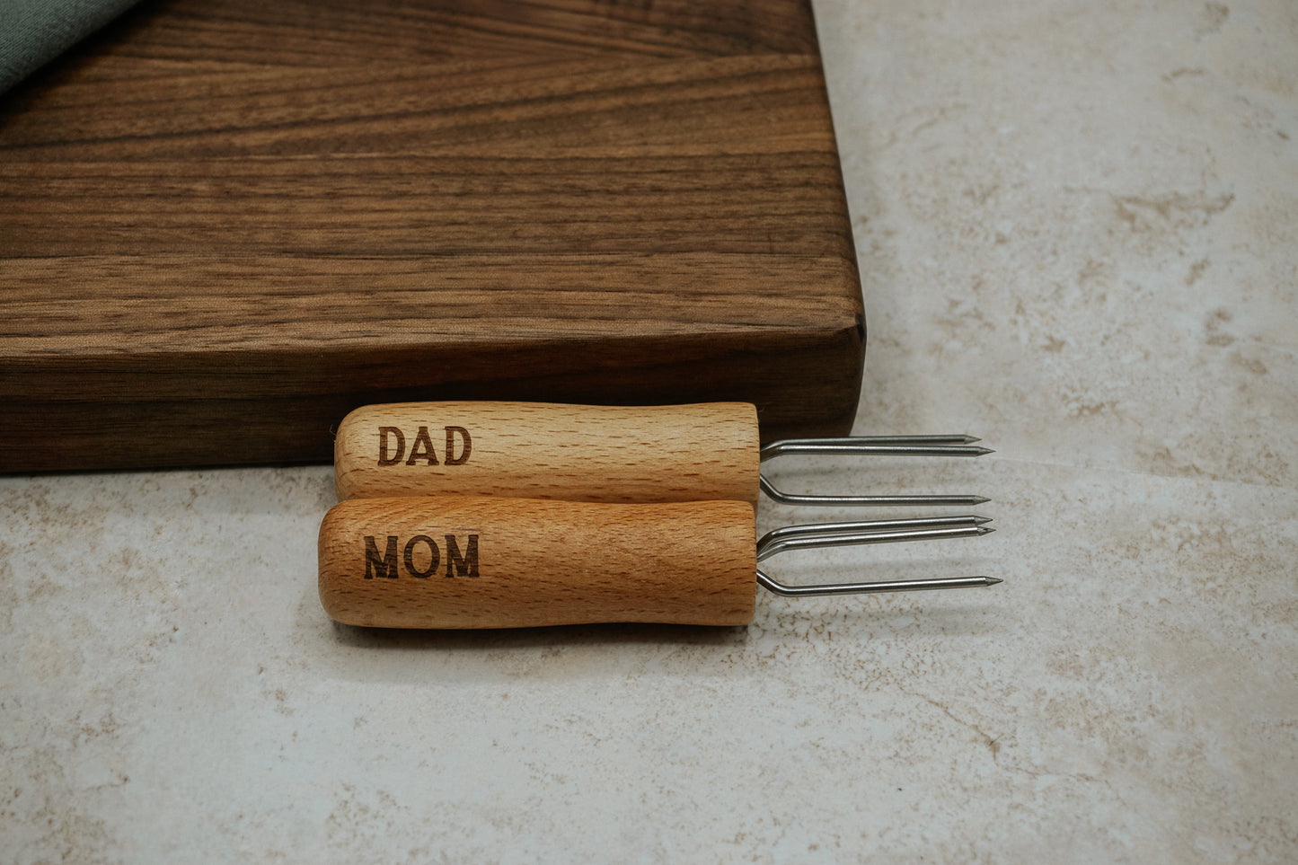Personalized Wooden Corn Holders