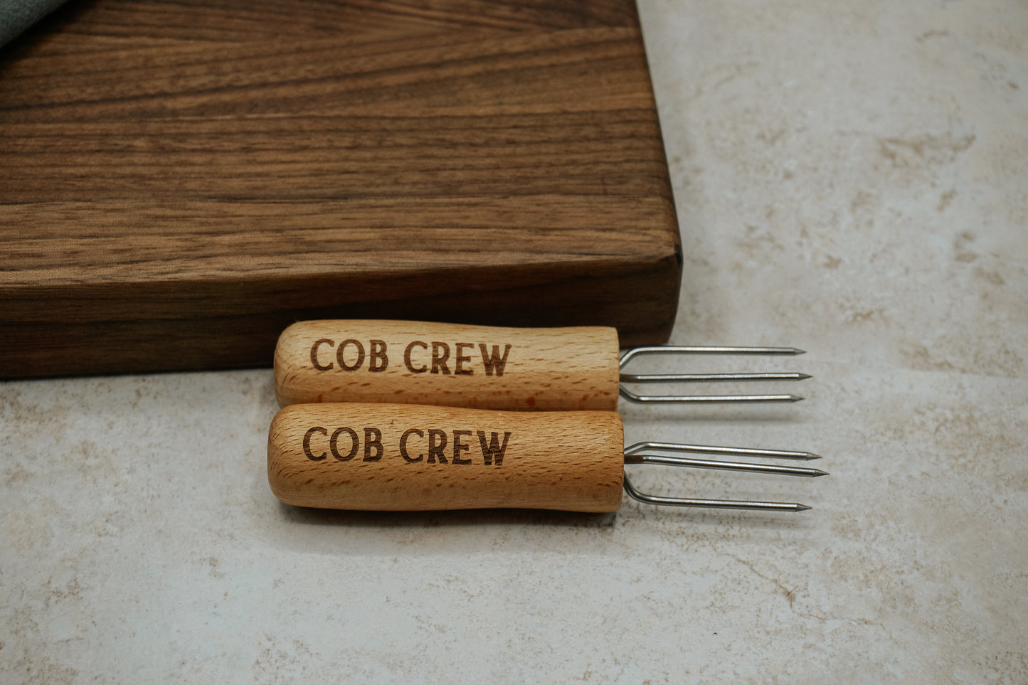 Personalized Wooden Corn Holders
