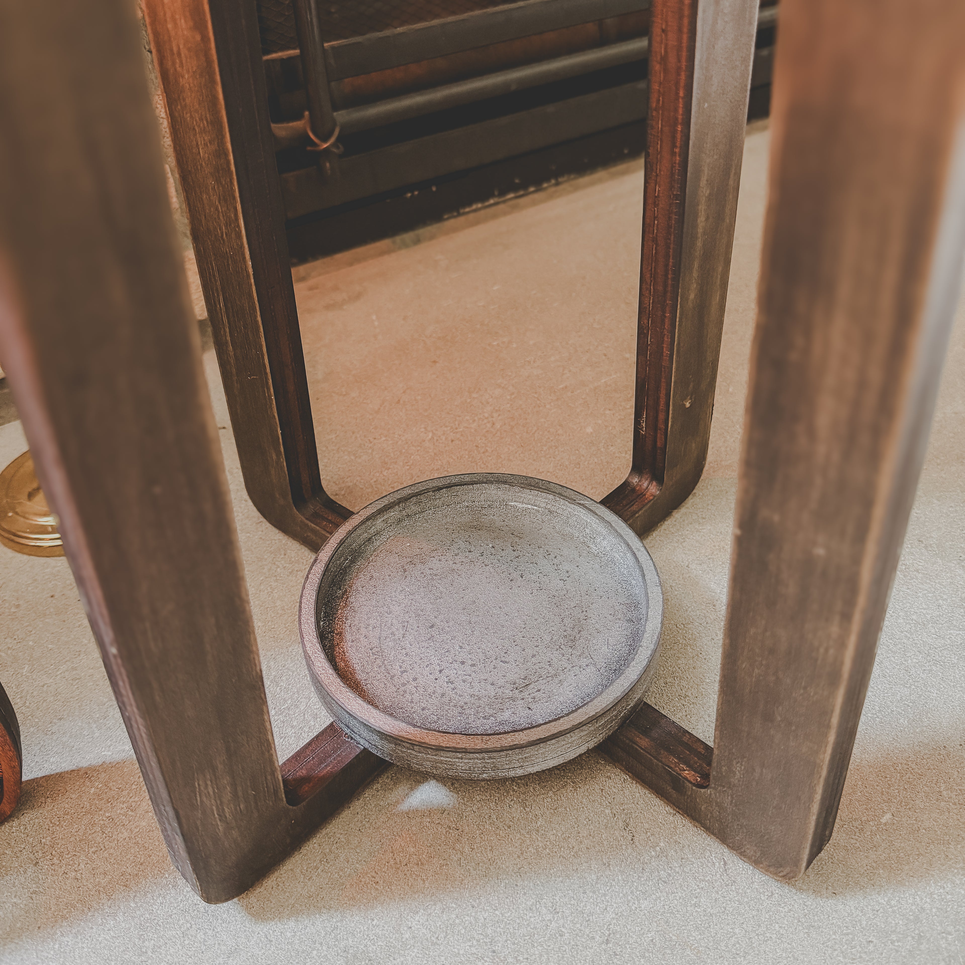 Base of a wood lantern