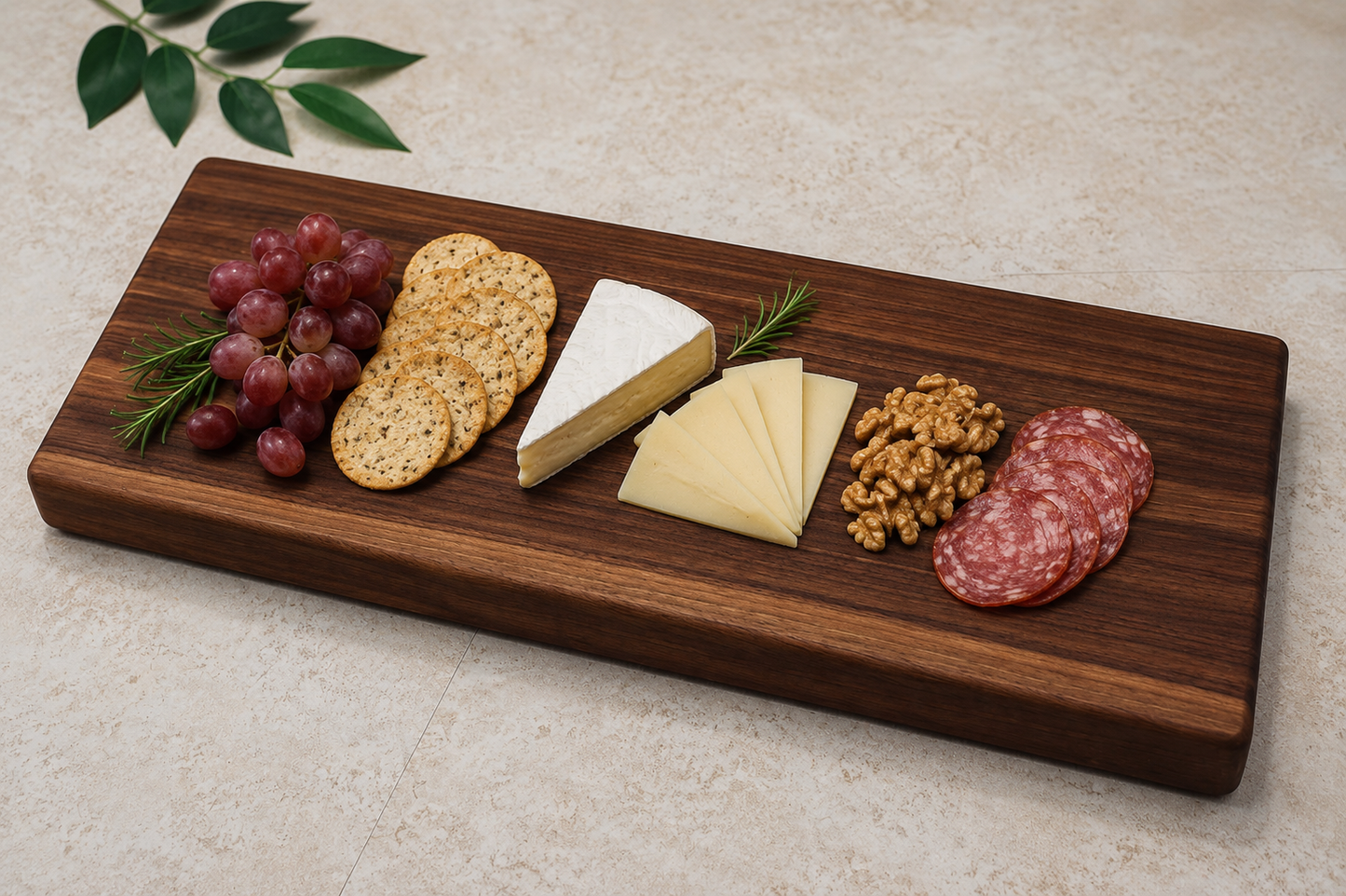 Medium Walnut Charcuterie Board