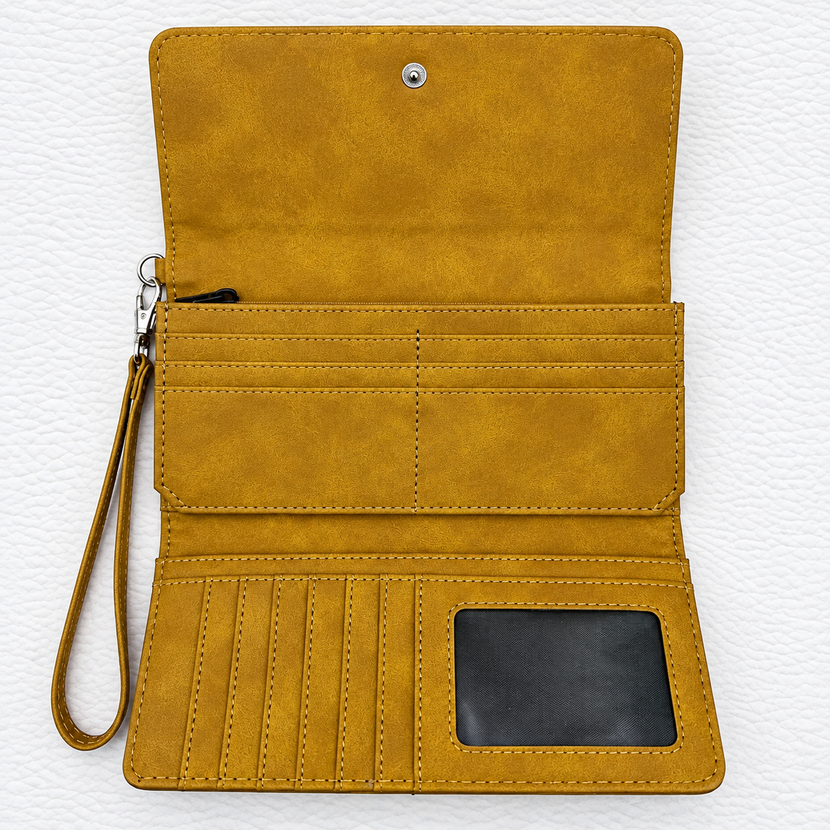 Leatherette Faith Wallet with Dandelion Design
