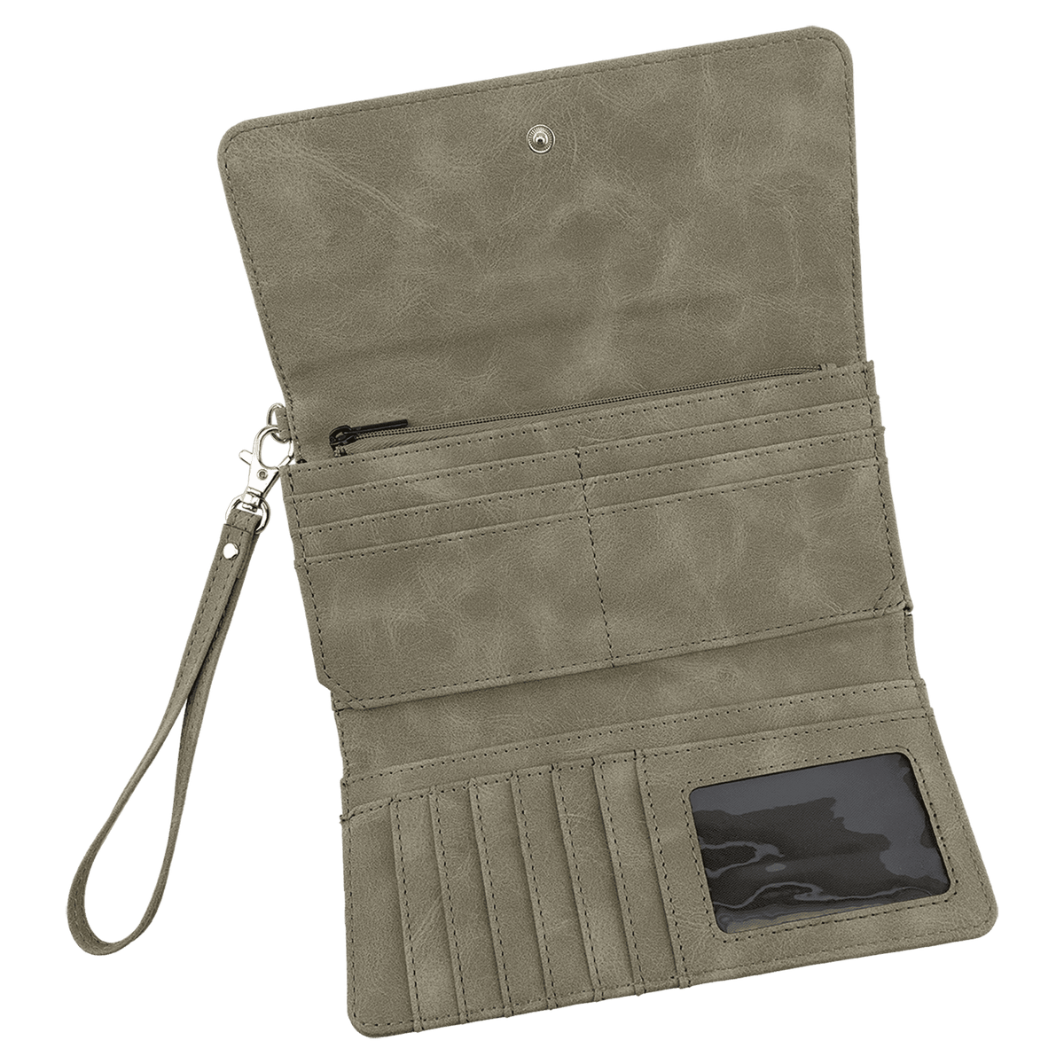 Leatherette Faith Wallet with Dandelion Design