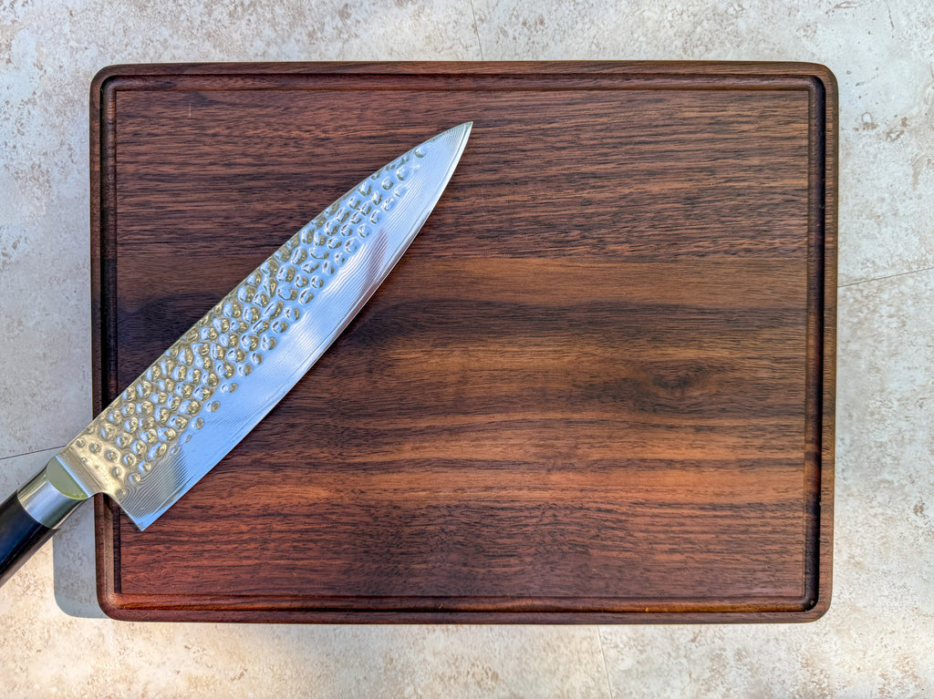 Personalized Dog Cutting Board with Custom Pet Portrait Engraving – Walnut Keepsake Gift