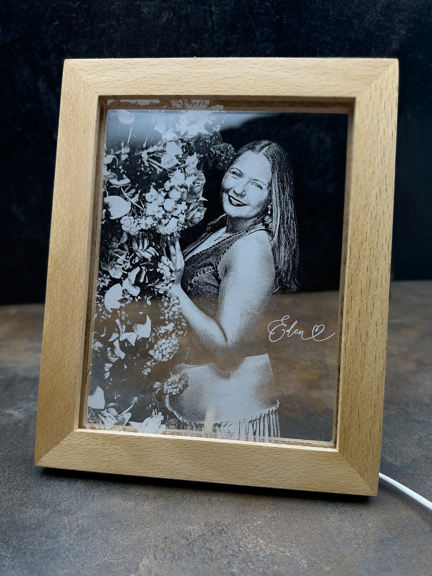 Personalized LED Photo Frame | Custom Photo Night Light
