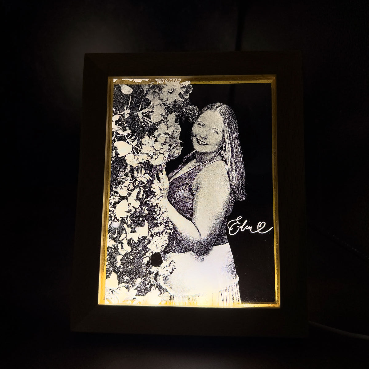 Personalized LED Photo Frame | Custom Photo Night Light