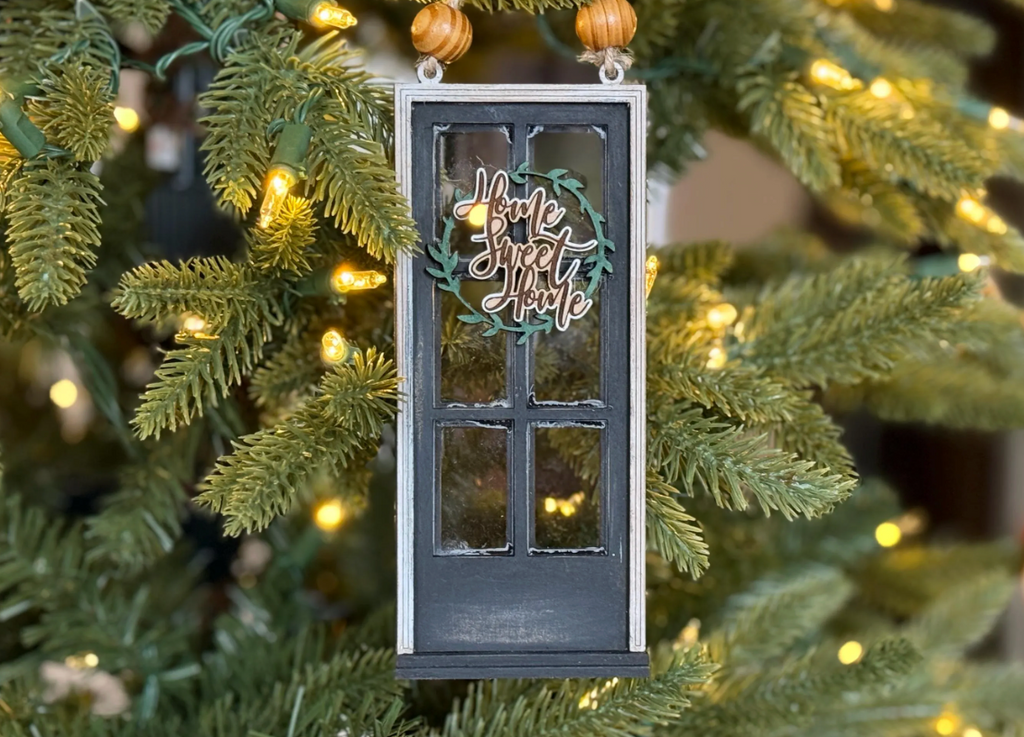 Custom Tiny Door Ornament | Personalized Address Welcome Decor