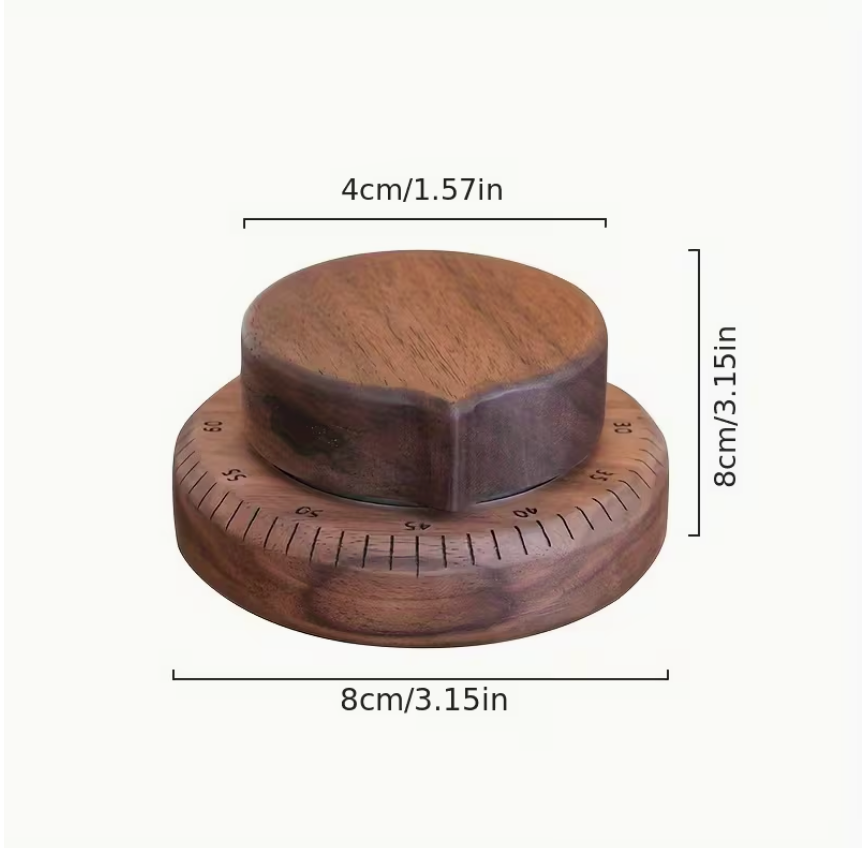 Personalized Family Name Wooden Kitchen Timer