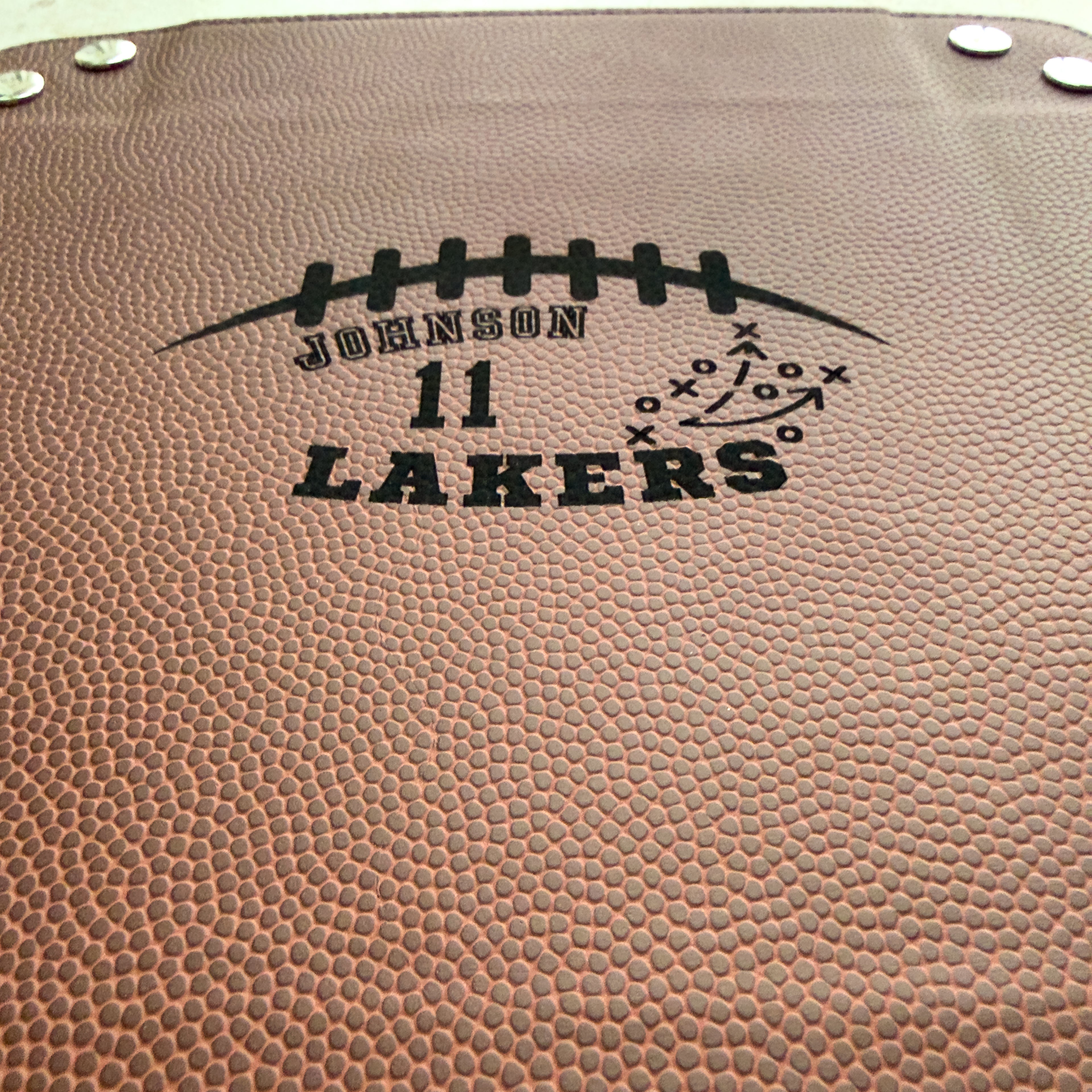 Personalized Football Valet Tray – Custom Name/Number/Team