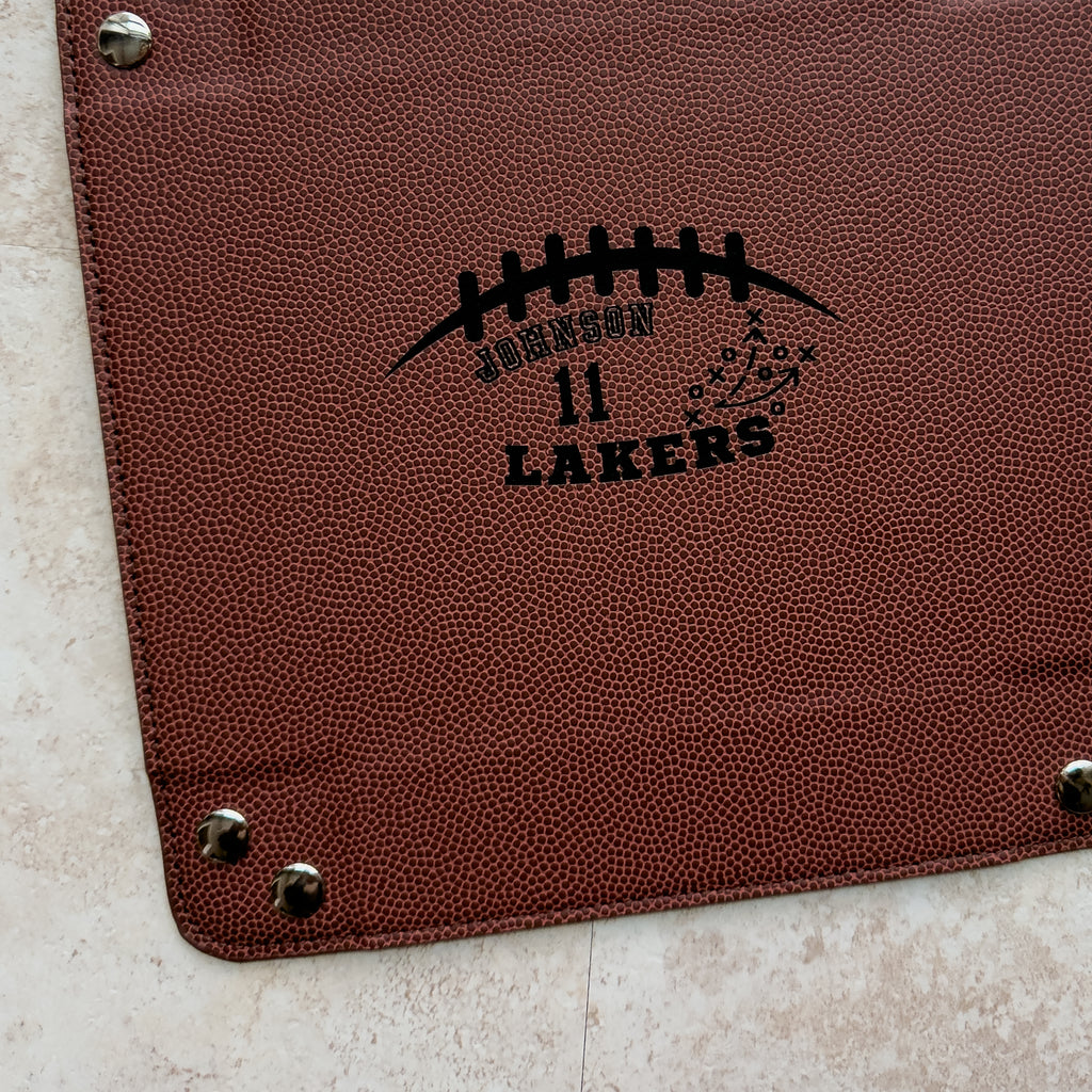 Personalized Football Valet Tray – Custom Name/Number/Team