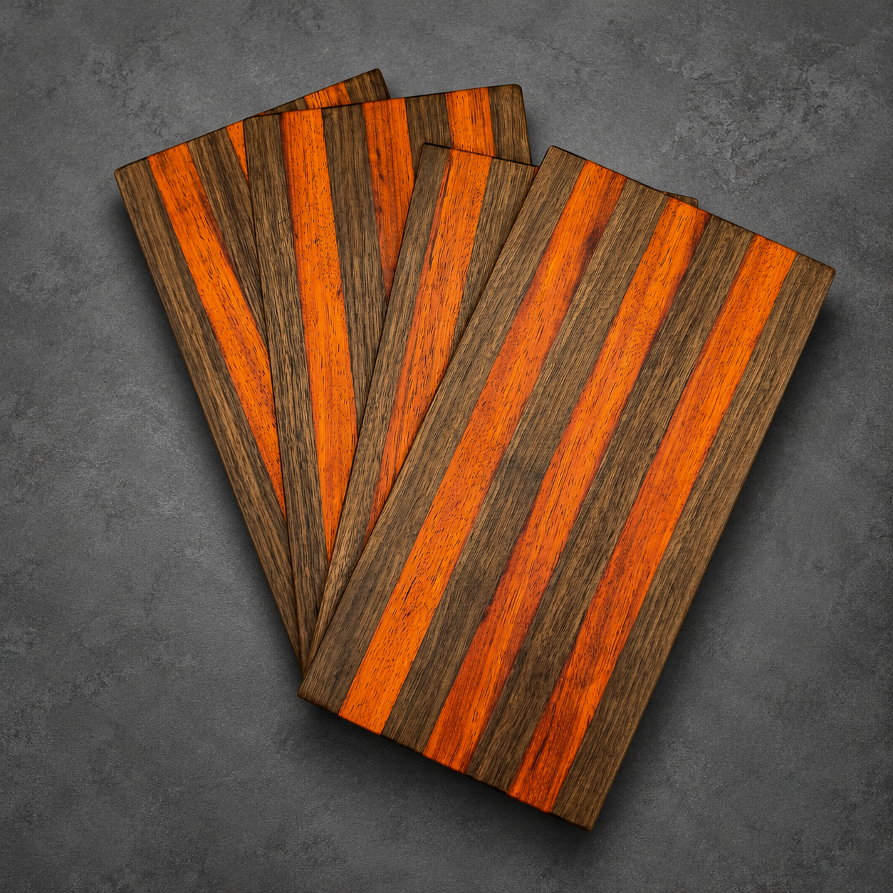 Handmade Walnut & Padauk Charcuterie Board