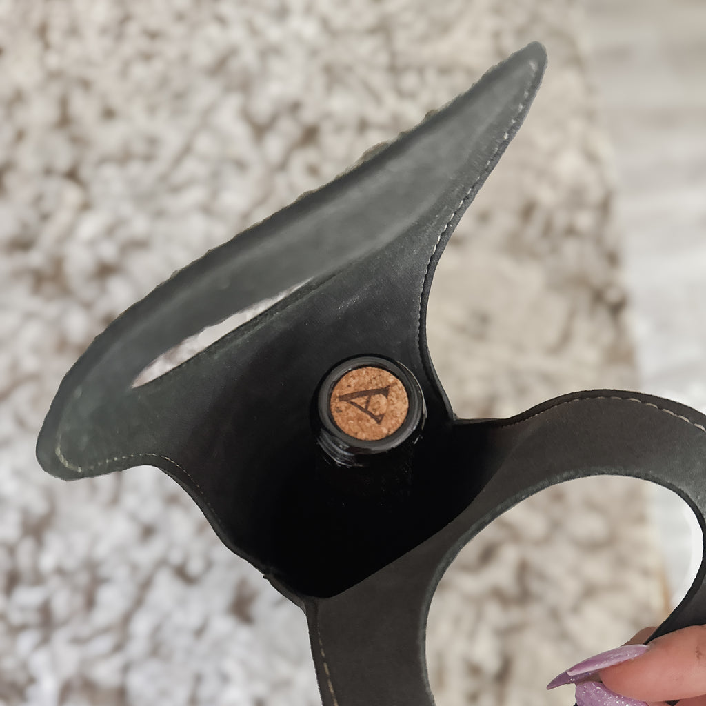 Custom Engraved Leatherette Wine Bag – "Age Gets Better with Wine" | Personalized 50th Birthday Gift